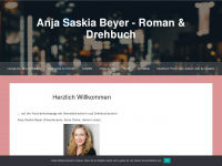 anja-saskia-beyer.com Webseite Vorschau