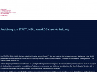 stadtumbau-award.de Webseite Vorschau