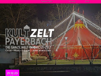 kult-zelt.at Webseite Vorschau