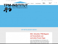 tpm-institut.de Webseite Vorschau