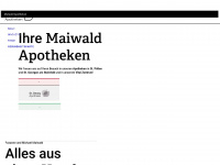 maiwald-apotheken.at Webseite Vorschau