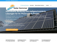solar-sommer.de Webseite Vorschau
