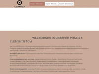 5elements-tcm.ch Webseite Vorschau