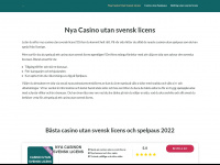 nyacasinoutansvensklicens.se Webseite Vorschau