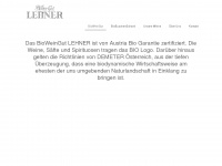 bioweingutlehner.at Webseite Vorschau