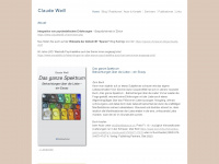 claudeweill.ch Webseite Vorschau