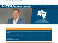 claus-seebeck.de Webseite Vorschau