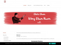 chrischan-wingchun.de Webseite Vorschau