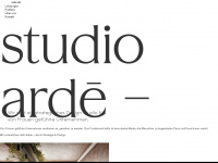 studio-arde.com Webseite Vorschau