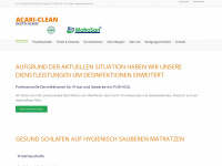 acariclean.de Webseite Vorschau
