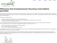 greenbatt-cluster.de Webseite Vorschau