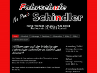 fahrschuleschindler.com Webseite Vorschau
