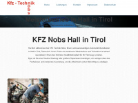 kfz-technik-nobs.at Webseite Vorschau