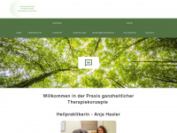 praxis-hasler.com Webseite Vorschau