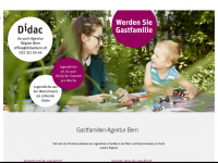 gastfamilienagentur-bern.ch Webseite Vorschau