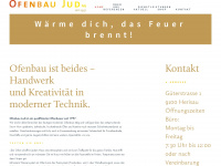 ofenbaujud.ch Webseite Vorschau