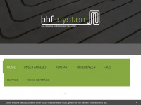 bhf-system.ch Webseite Vorschau