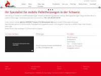 pellet-mobil.ch Webseite Vorschau