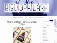 bibliophilara.de Webseite Vorschau