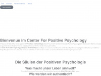 positive-psychology.info Webseite Vorschau