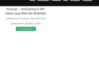 carsharing-mv.de Webseite Vorschau