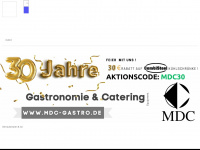 mdc-gastro.de Webseite Vorschau