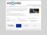 myo-mri.eu Webseite Vorschau