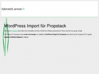 wp-import-propstack.de Webseite Vorschau