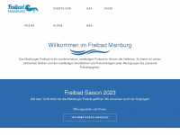 freibad-mainburg.com Webseite Vorschau