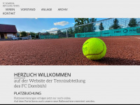 fcdombuehl-tennis.de Webseite Vorschau