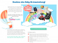 babysachen-gewinnen.de Webseite Vorschau