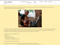 chrismusik.de Webseite Vorschau