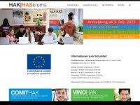 hakkrems.ac.at Webseite Vorschau