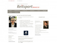 reitsport-branche.com Webseite Vorschau