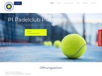 padelclub-plattling.de Webseite Vorschau