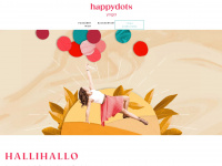 happydots.yoga Webseite Vorschau