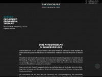 physio-life.de Webseite Vorschau