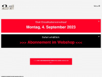 volkssinfoniekonzerte.ch Webseite Vorschau
