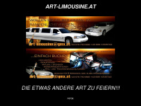 art-limousine.at Webseite Vorschau