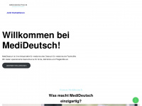 medideutsch.de Webseite Vorschau