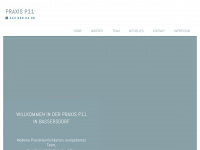 praxis-p11.ch Webseite Vorschau