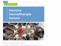 intensive-intervalltherapie-stottern.de Webseite Vorschau