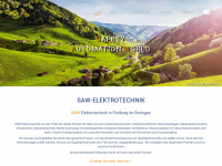 saw-elektrotechnik.de Webseite Vorschau