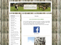 ponyhof-holzmuehle.at Webseite Vorschau
