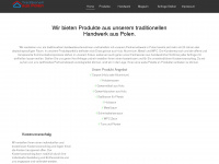 traditionell-aus-polen.de Webseite Vorschau