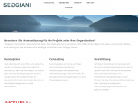 seggiani.ch Webseite Vorschau