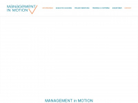 management-in-motion.com Webseite Vorschau