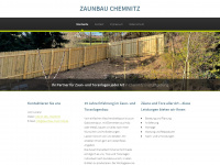 zaunbau-chemnitz.de Webseite Vorschau