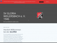sv-gloria.de Webseite Vorschau