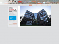 duda-bau.de Webseite Vorschau